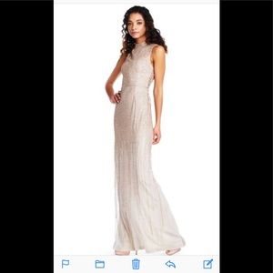 NWT Adrianna Papell size 14 beaded dress